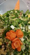Quinoa-Spinat Salat 