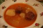 Suppenangebote - rustikaler Lunch auf baskische Art beim Winzer Pasquale