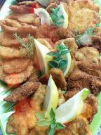 Hähnchen-Schnitzelchen auf Piccata Art Hähnchen-Schnitzelchen auf Piccata Art