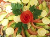 Karibischer Salat mit Palmherzen und Avocado Karibischer Salat mit Palmherzen und Avocado