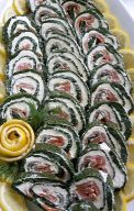 Spinat-Rauchlachs-Rolle Spinat-Rauchlachs-Rolle